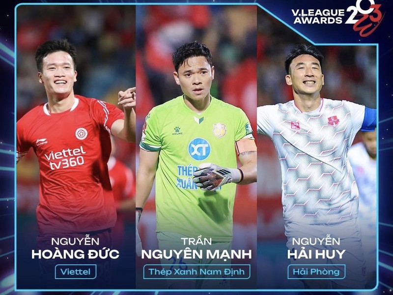 Hoàng Đức "sáng cửa" giành Cầu thủ xuất sắc nhất V-League 2023 | Báo điện tử An ninh Thủ đô