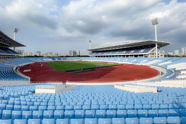 Sân Mỹ Đình có diện mạo mới, sẵn sàng cho trận đấu Hà Nội FC vs Pohang Steelers - Ảnh 9.