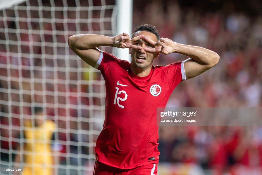 Fernando Augusto Azevedo Pedreira of Hong Kong celebrates after... News Photo - Getty Images