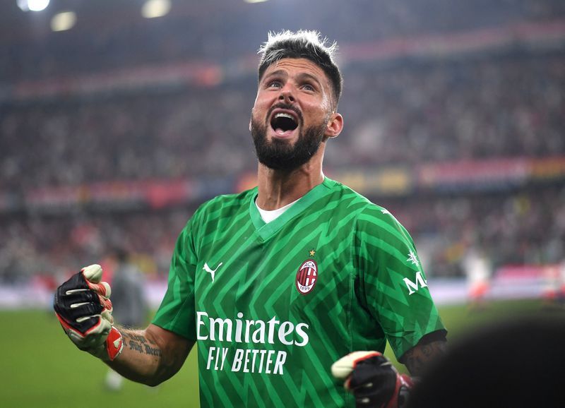 Football: Soccer-AC Milan to sell Giroud keeper kits after his stint in goal | The Star