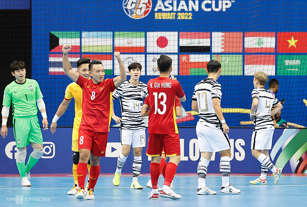 Vietnam start Futsal Asian Cup with big win against S. Korea - VnExpress International