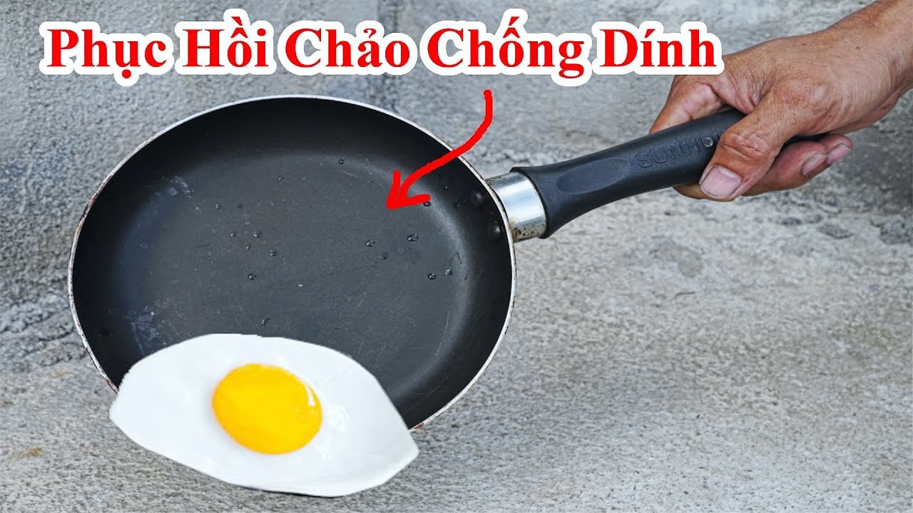 Chảo mất sạch lớp chống dính đừng vội vứt đi: 3 cách phục hồi rán món nào cũng vàng ươm, không bị vỡ nát