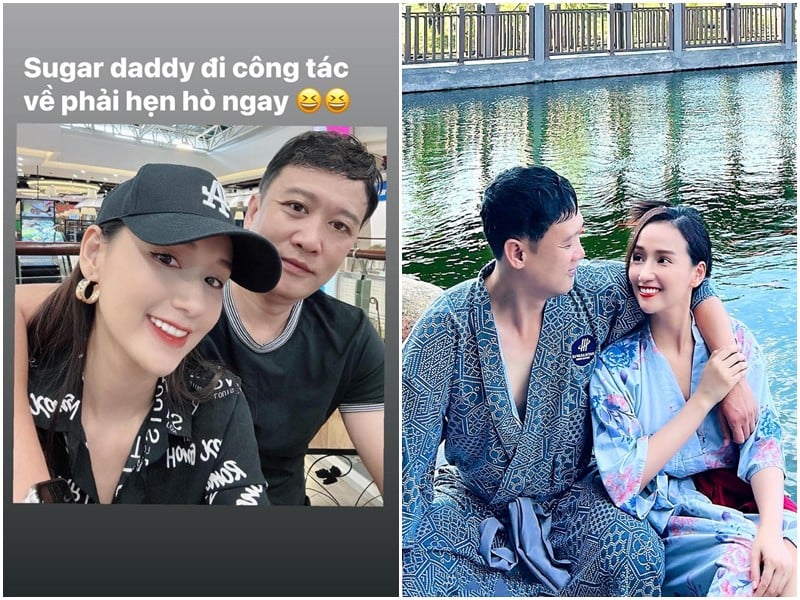 Lã Thanh Huyền gọi chồng là “sugar daddy” khiến khán giả thích thú.