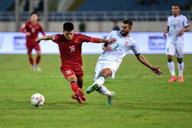 Tuyển Việt Nam cầm hòa Iraq 0-0 ở Mỹ Đình. Ảnh: Hoàng Linh