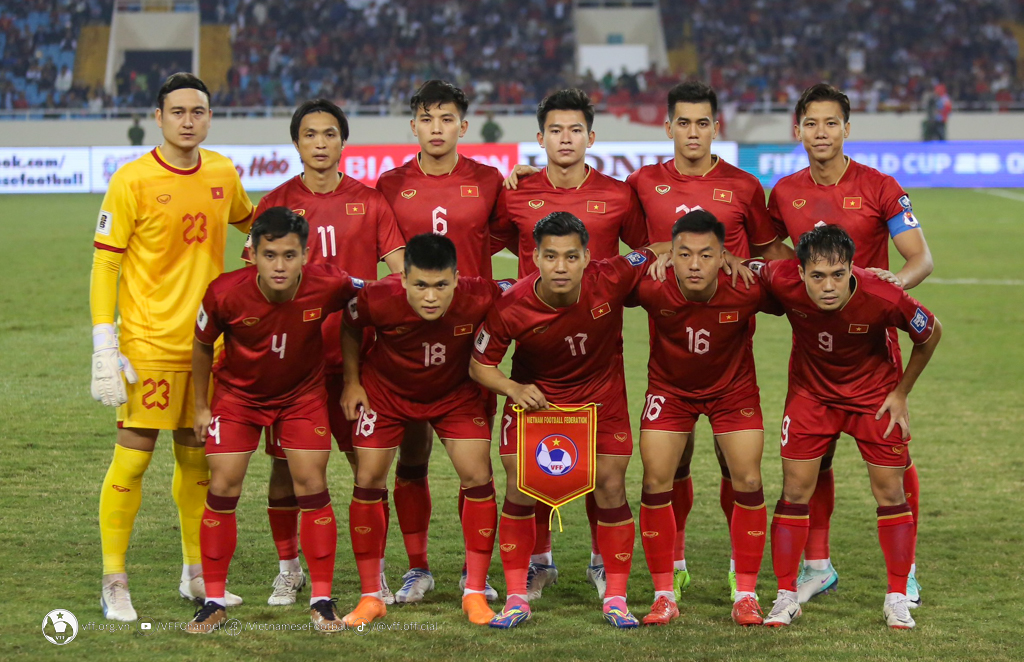 VFF - BXH FIFA tháng 11/2023: ĐT Việt Nam tiếp tục ổn định vị trí trong top 100