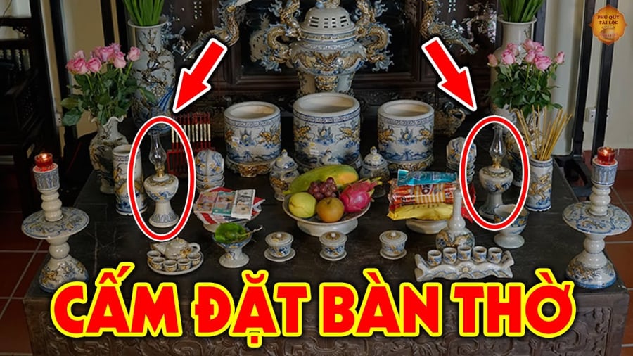 3 thứ cấm đặt lên bàn thờ kẻo đau ốm khánh kiệt