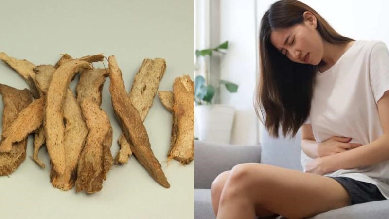 Sắc thiên niên kiện với một số loại dược liệu khác giúp trị đau bụng kinh
