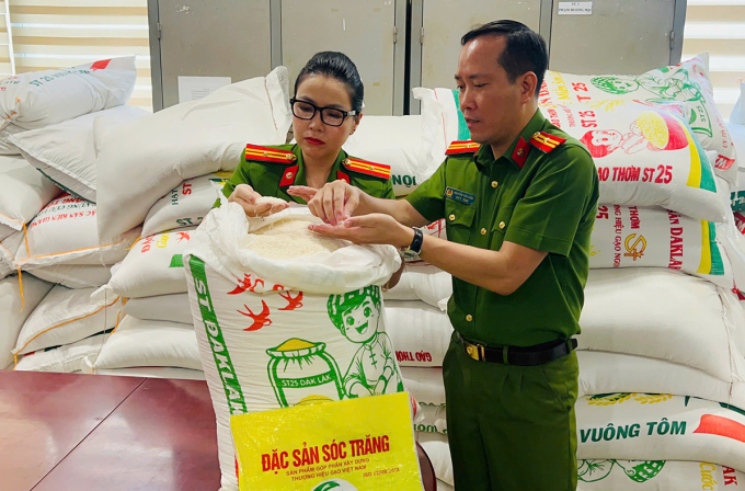 Cảnh báo kiểm tra kinh tế trà Trà ST25 giả. Ảnh: Linh Đan