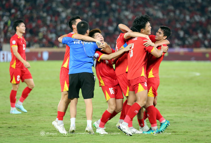 U23 Việt Nam thành công chinh phục cúp vô địch U23 Đông Nam Á 2025. Ảnh: VFF
