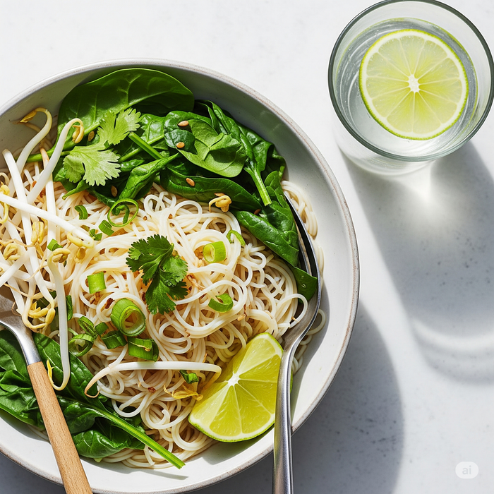 Khi ăn bún nên lựa chọn nhà hàng bảo đảm, hoặc tự chọn nguyên liệu để làm món ăn sáng. Ảnh minh hoạ