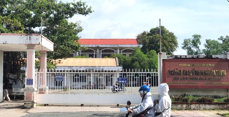 Trường Cao đẳng nghề Cà Mau bị phát hiện có nhiều sai phạm trong công tác đào tạo lái xe ô tô. Ảnh: Nhật Hồ