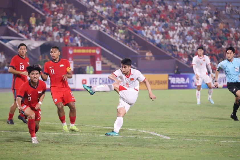 Trực tiếp U23 Việt Nam 0-0 U23 Singapore: Dồn lên tấn công 699287