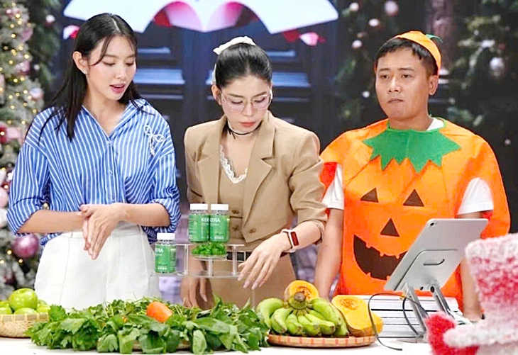 Kẹo Kera chứa thuốc xổ, hoa hậu Thùy Tiên vẫn quảng cáo dùng được cho trẻ nhỏ và bà bầu - Ảnh 1.