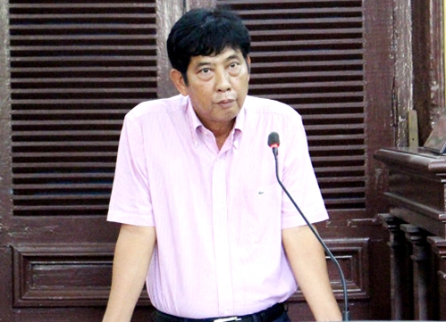Ông Nguyễn Thế Bình trong lần được triệu tập đến tháp năm 2015. Ảnh: Hải Duyên