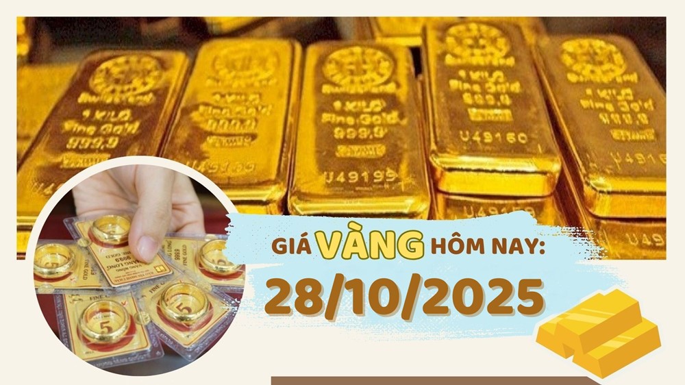 Giá vàng hôm nay 28/10: Vàng trong nước lao dốc 1,1 triệu đồng/lượng - ảnh 1