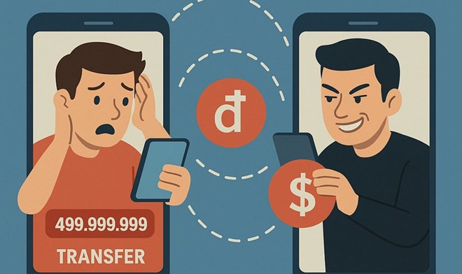 Công an vào cuộc vụ chuyển khoản nhầm gần 500 triệu đồng nhưng không được trả lại