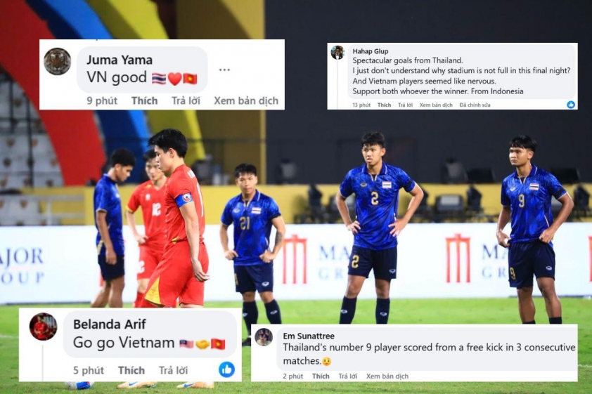 CĐV Đông Nam Á bùng nổ khi U22 Việt Nam ngược dòng hạ Thái Lan 763328