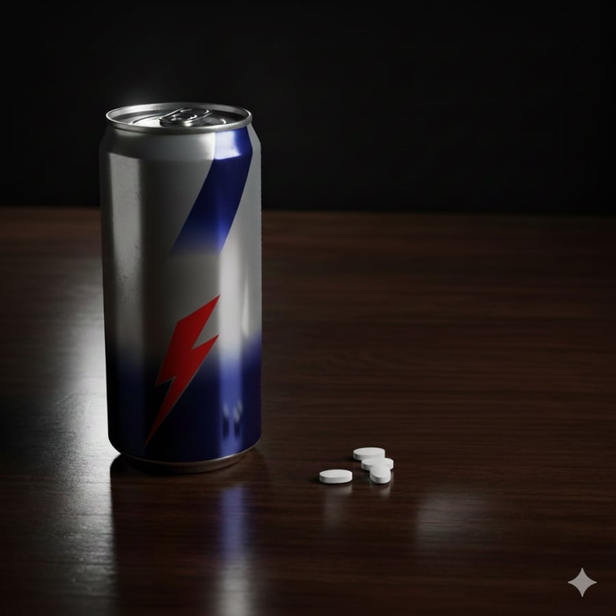 Nước tăng lực có thể làm giảm hiệu quả thuốc hạ huyết áp nếu dùng cùng lúc.