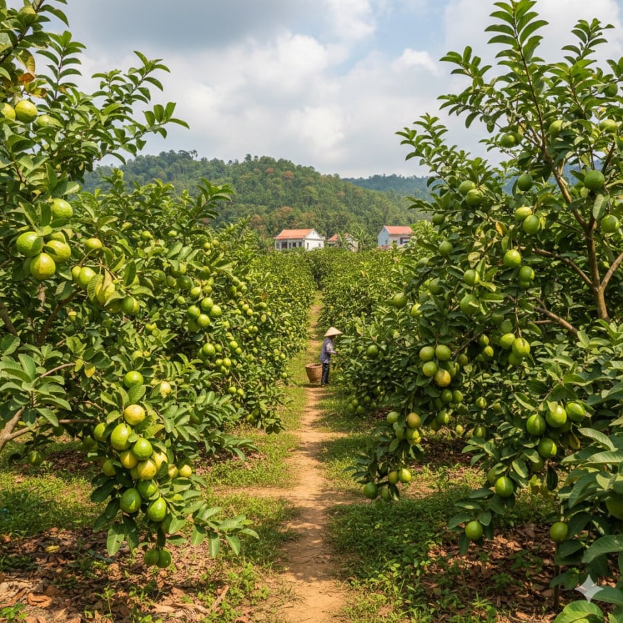 Ổi là loại cây ăn quả dễ trồng, cho thu hoạch quanh năm và được trồng bạt ngàn ở nhiều địa phương.