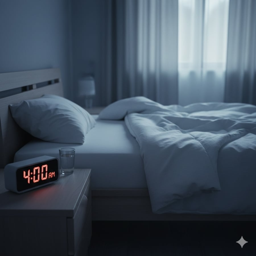 Giấc ngủ bị gián ᵭoạn vào rạng sáng ʟà tình trạng nhiḕu người gặp phải nhưng thường bị xem nhẹ.