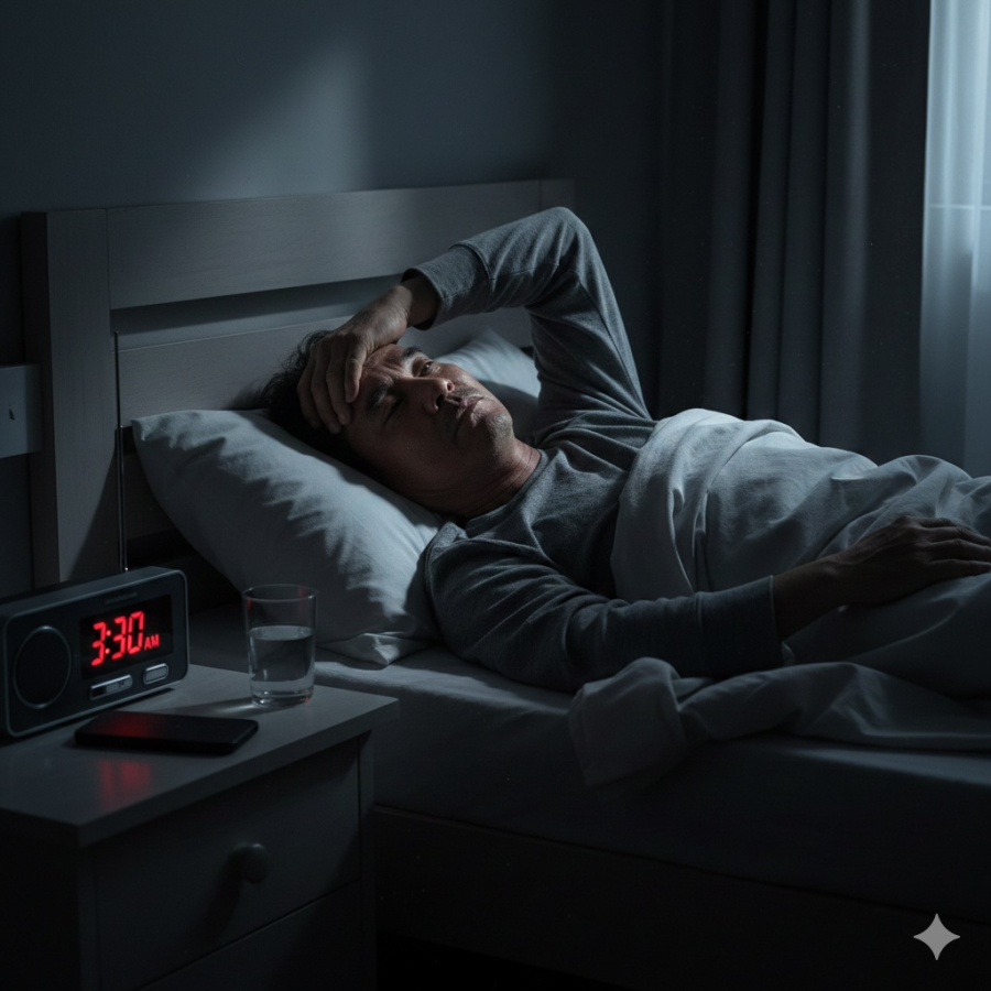 Thức giấc sớm ⱪéo dài có thể phản ánh căng thẳng thần ⱪinh hoặc rṓi ʟoạn nhịp sinh học.