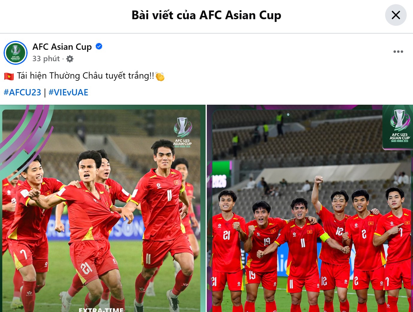 Chứng kiến U23 Việt Nam hạ gục UAE, AFC chỉ biết thốt lên đúng 1 câu! - Ảnh 2