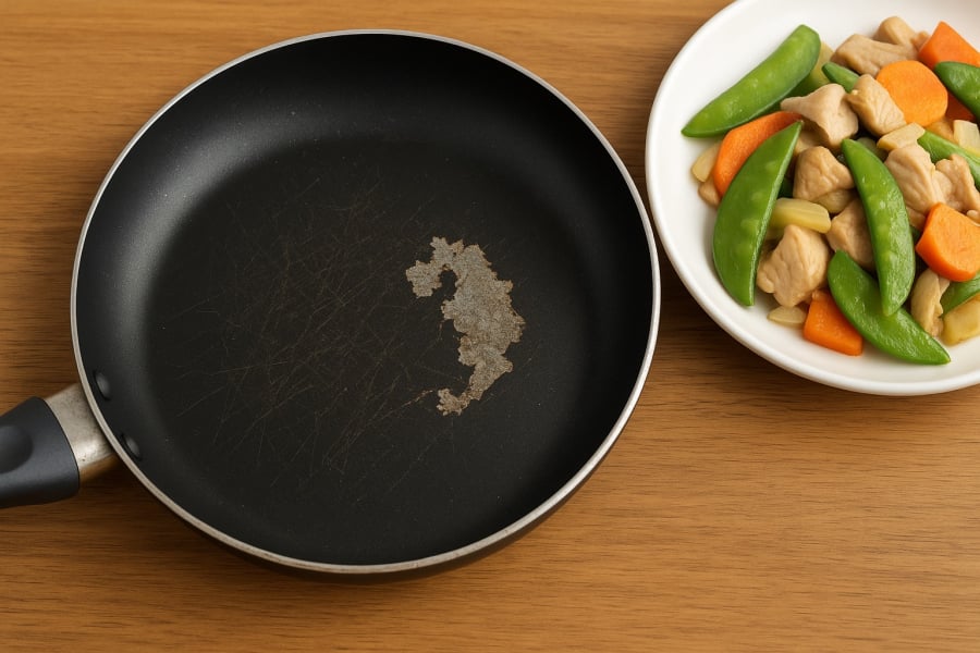 Dùng chảo bong tróc chống dính: Thói quen nguy hại sức khỏe mà nhiều người không để ý