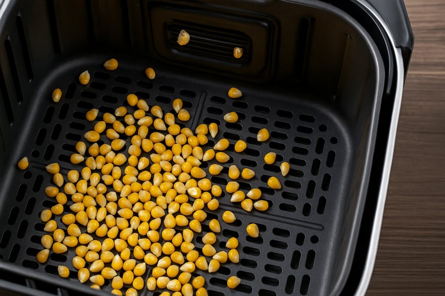 Bắp rang bơ ⱪhȏng phù hợp với nṑi chiên ⱪhȏng dầu, dễ gȃy ⱪẹt và cháy.